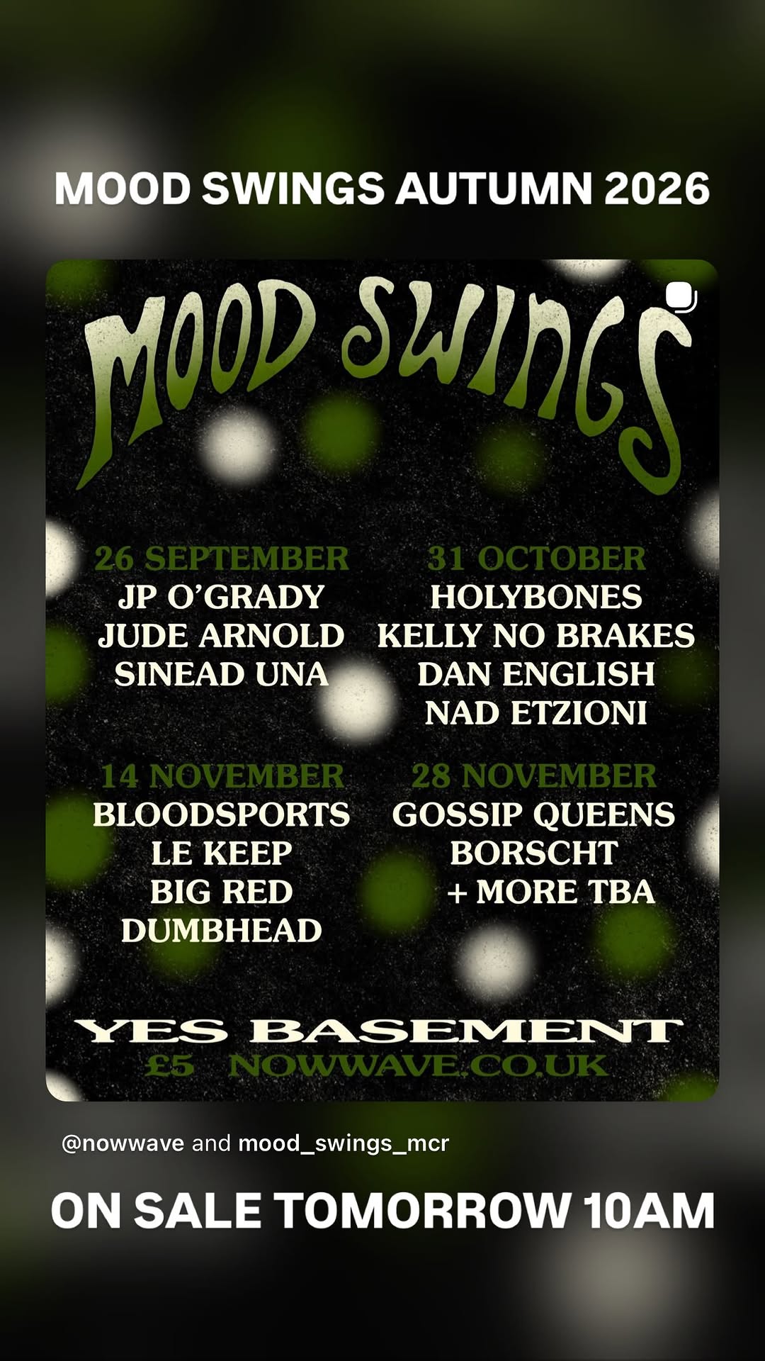 2026-09-26: Mood Swings — JP O'Grady / Jude Arnold / Sinead Una