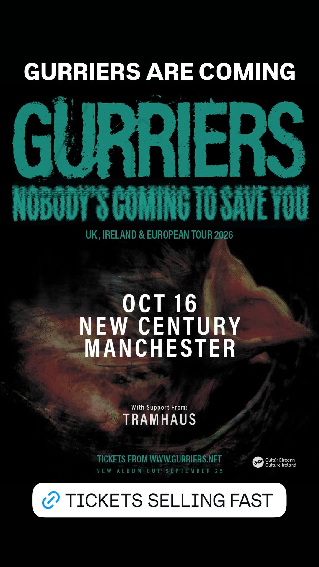 2026-10-16: Gurriers — New Century Hall