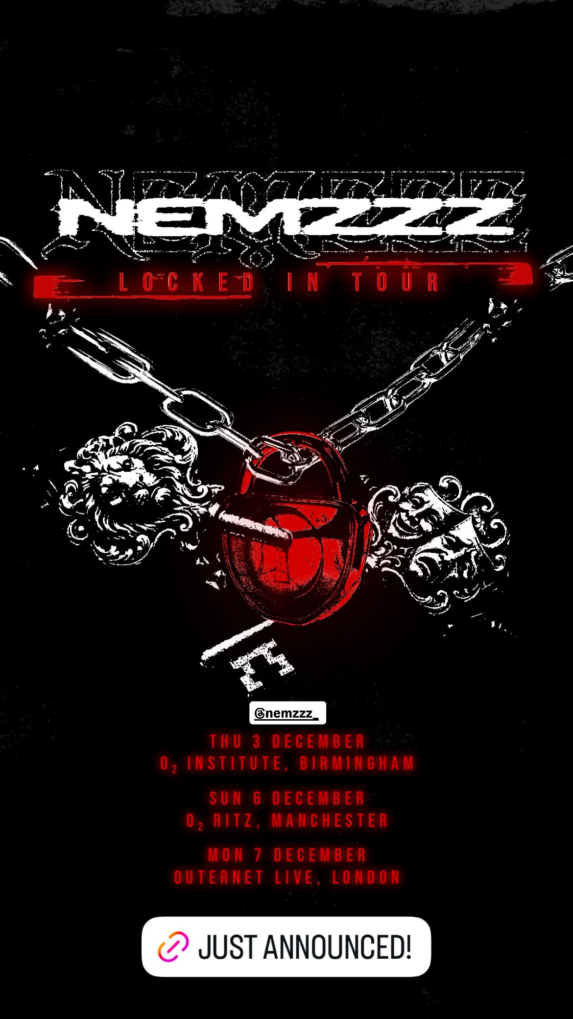 Nemzzz — Locked In Tour