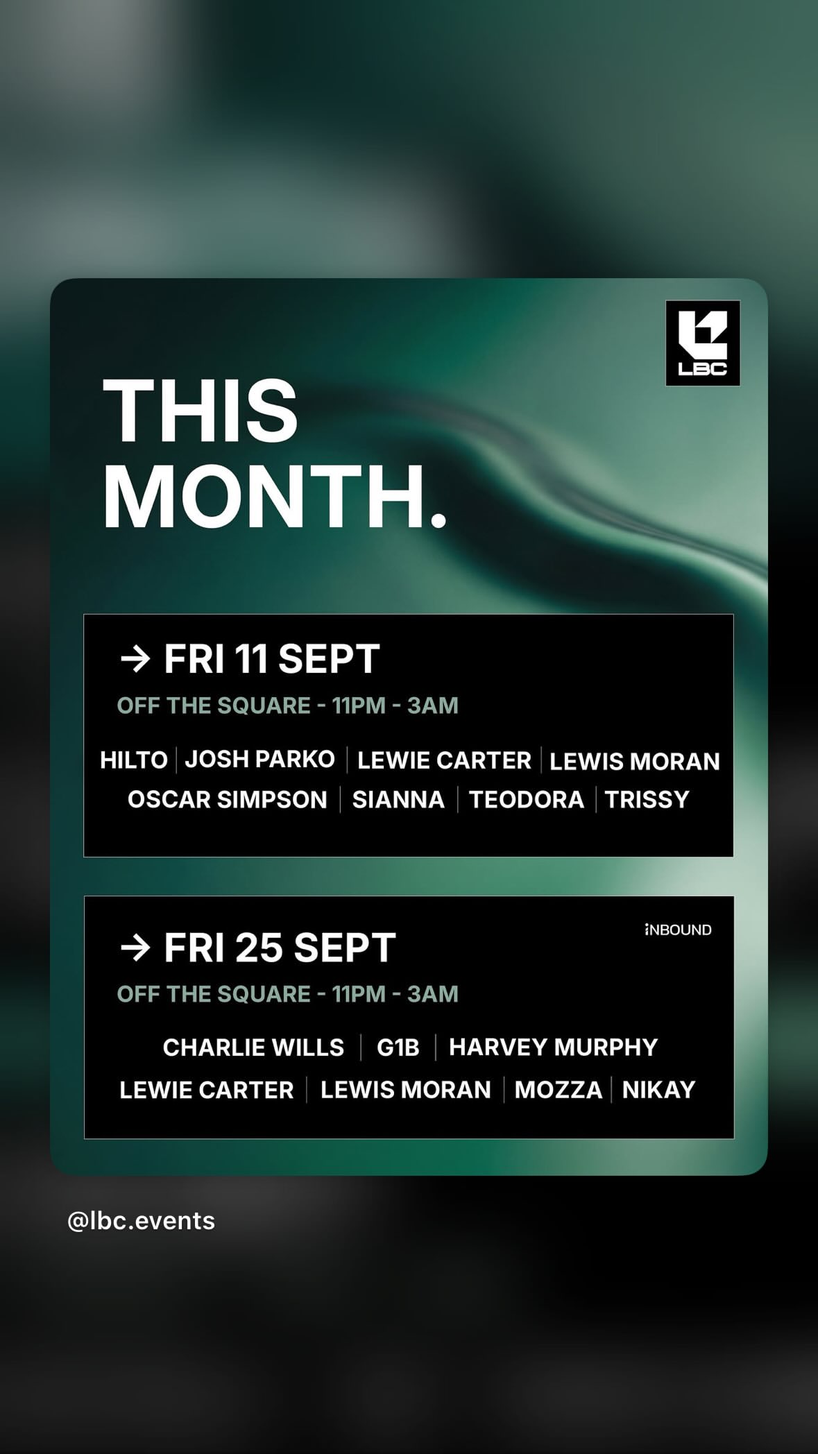 LBC Events