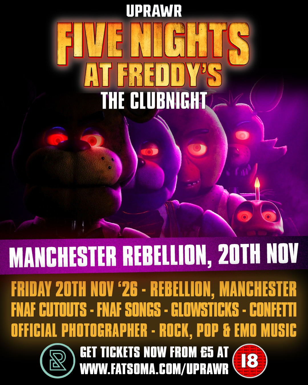 The animatronics are coming to Manchester