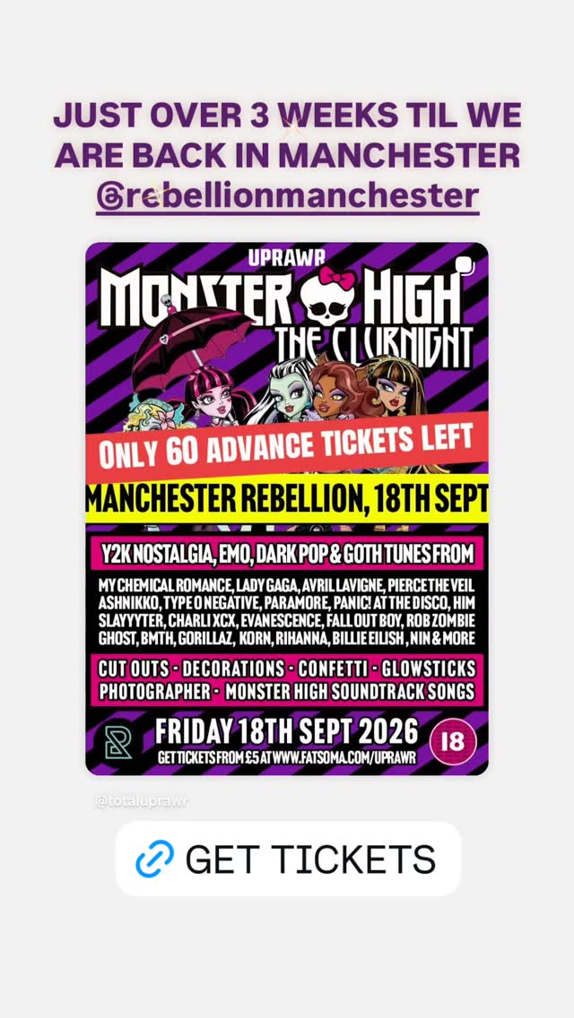 UPRAWR Monster High The Clubnight