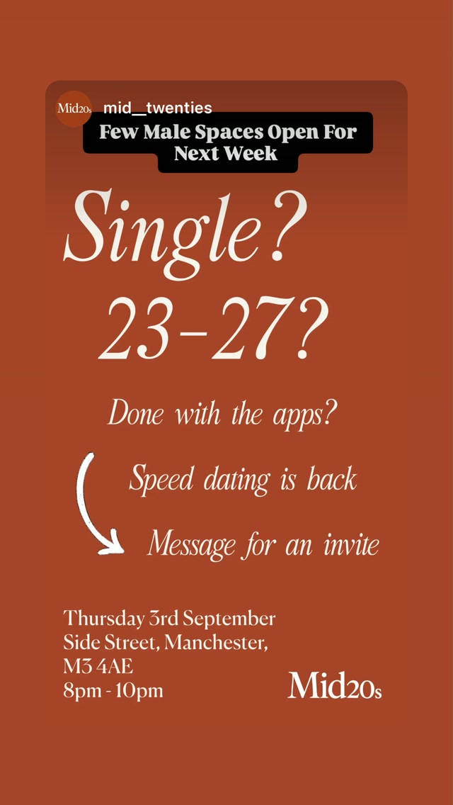 Mid20s Speed Dating