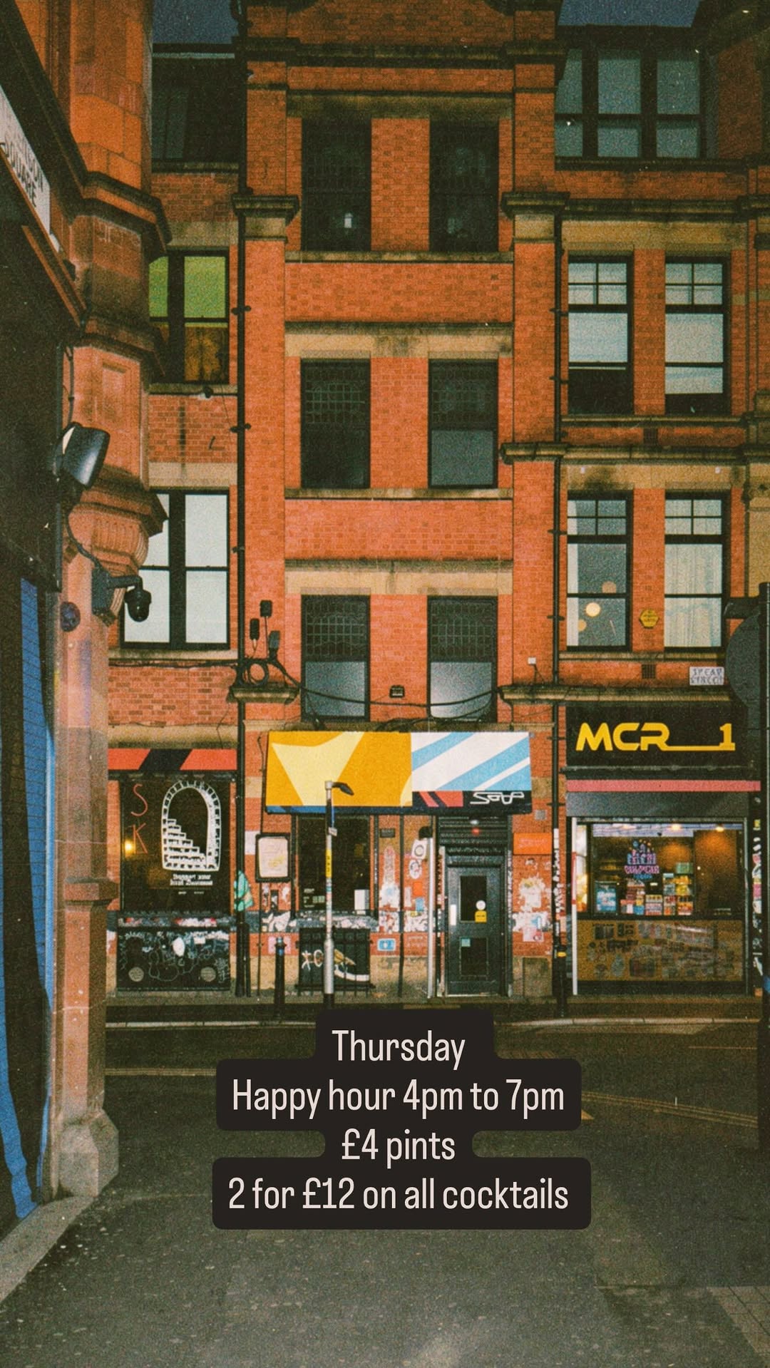 Thursday Happy Hour at SOUP