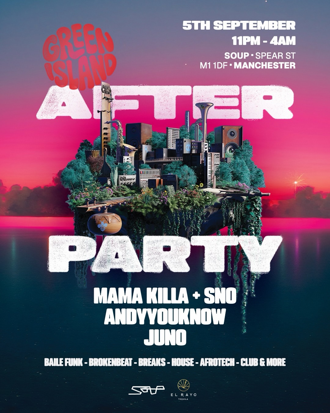 Green Island x El Rayotequila After Party