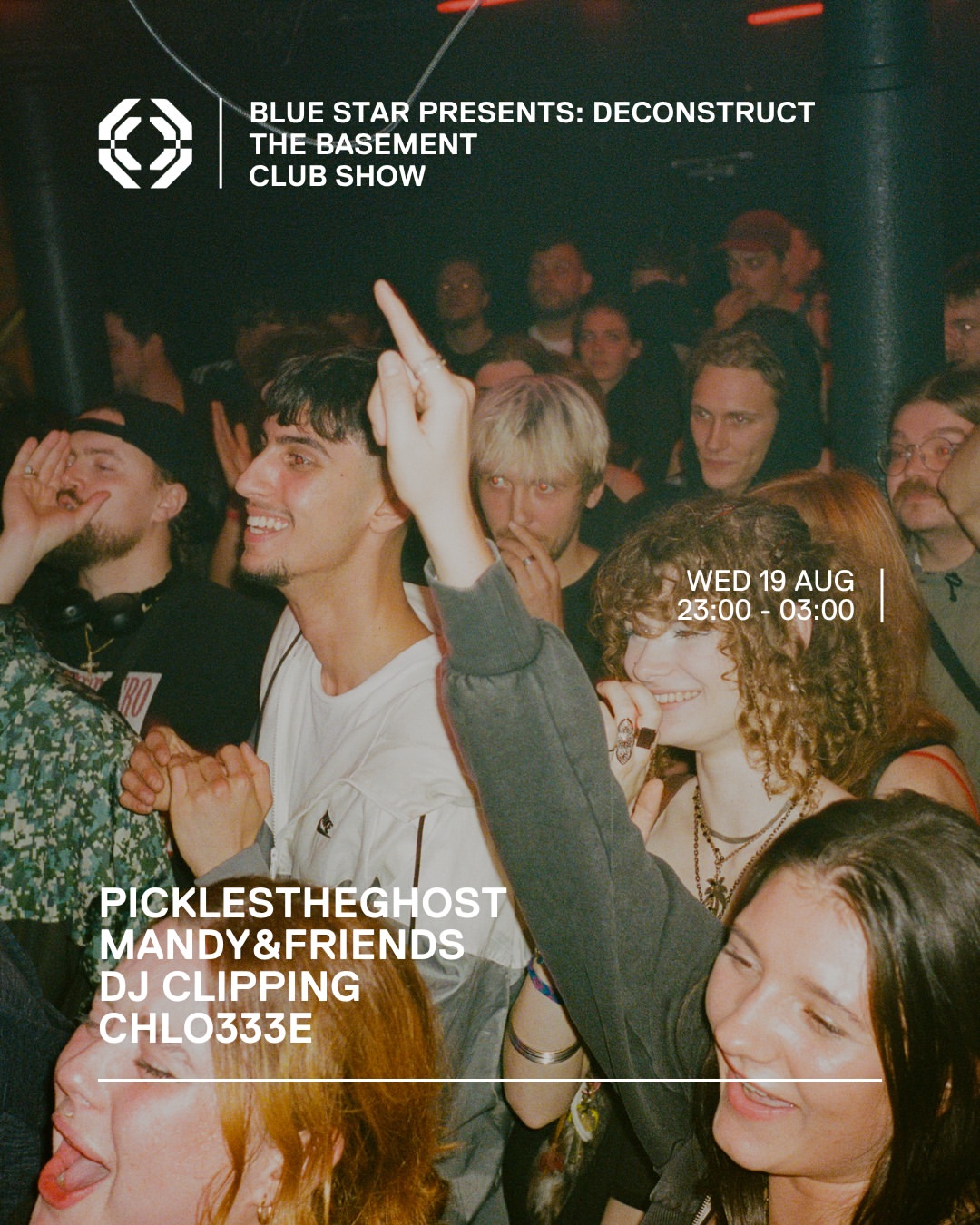 WED 19 AUG — Club night