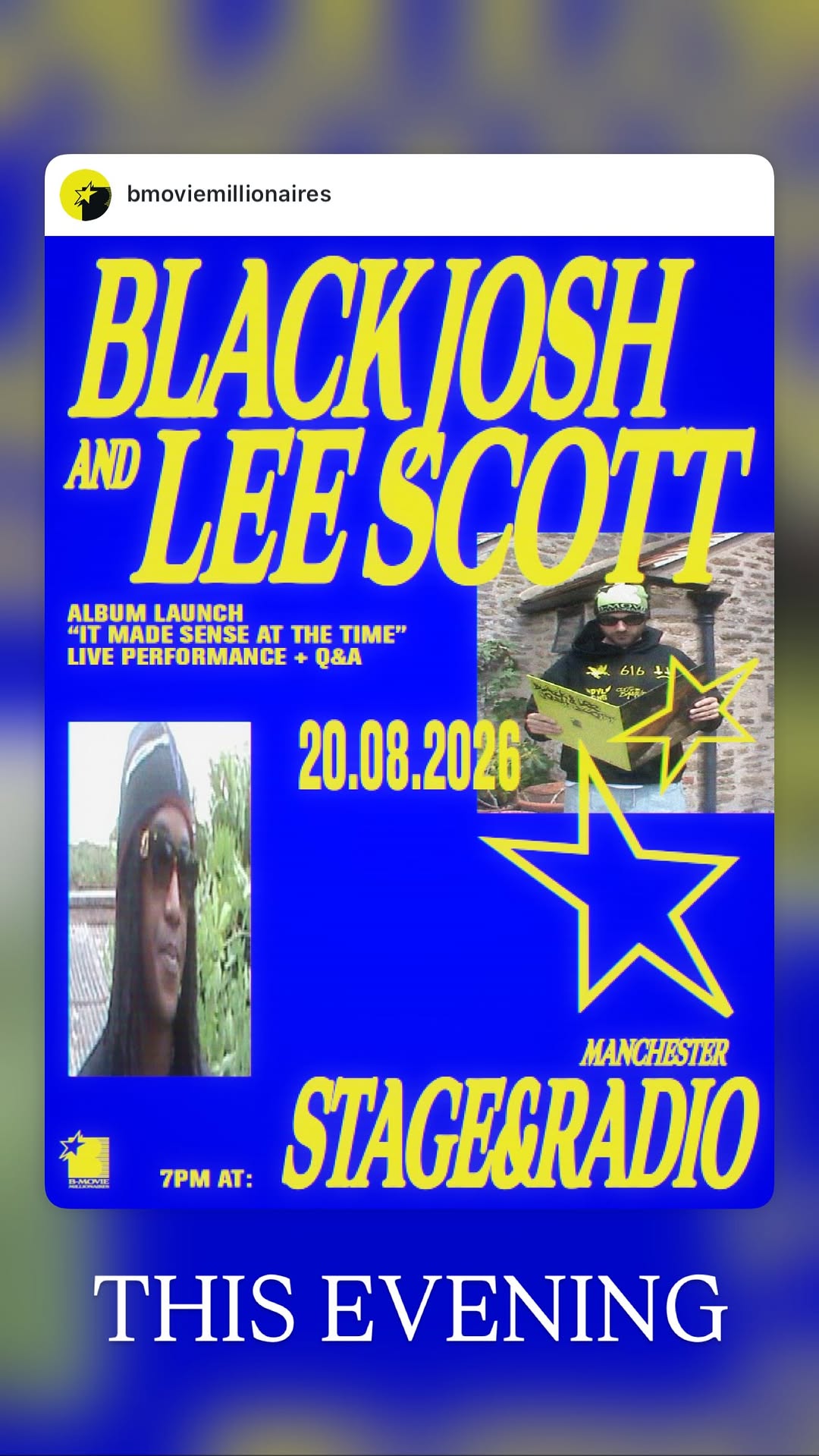 BLACKJOSH and LEE SCOTT — Album launch