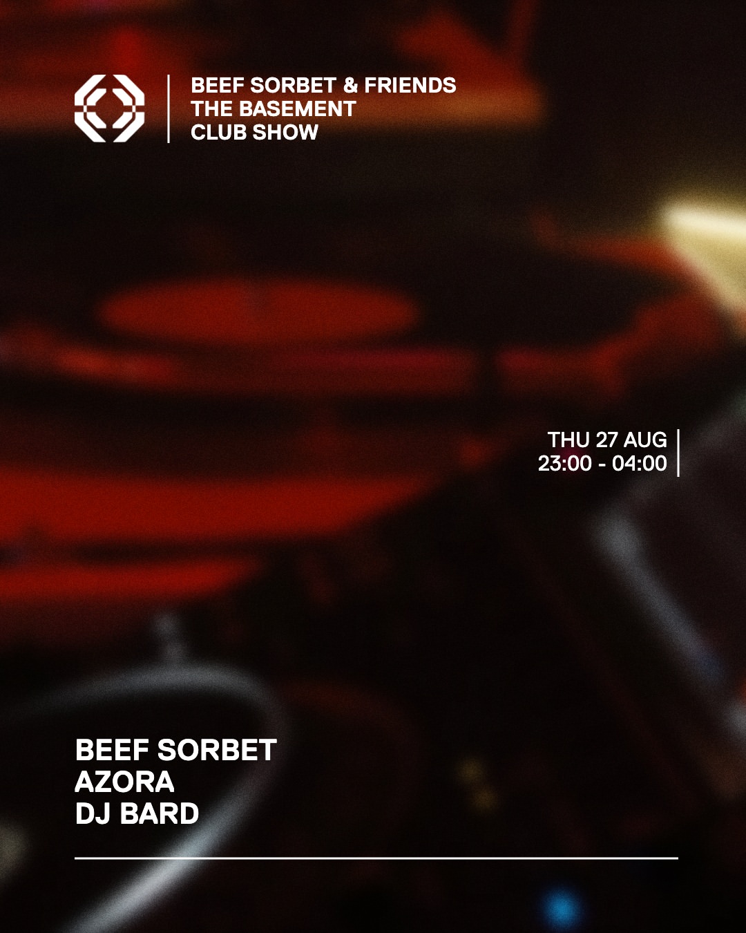 Club night — Thu 27 Aug