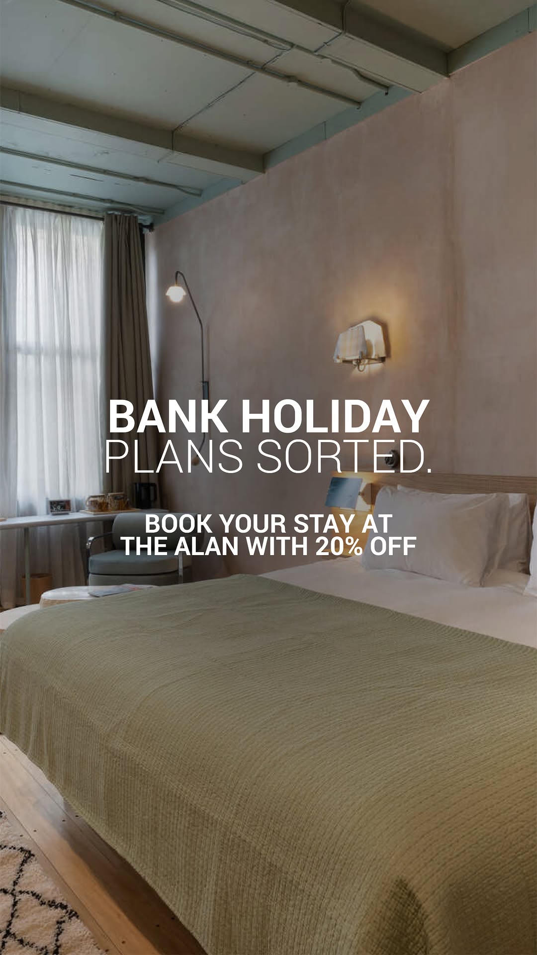 Bank Holiday 20% off stay