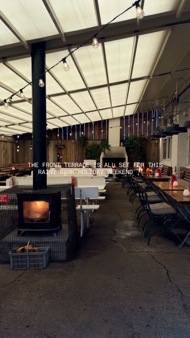 Front terrace set for bank holiday weekend