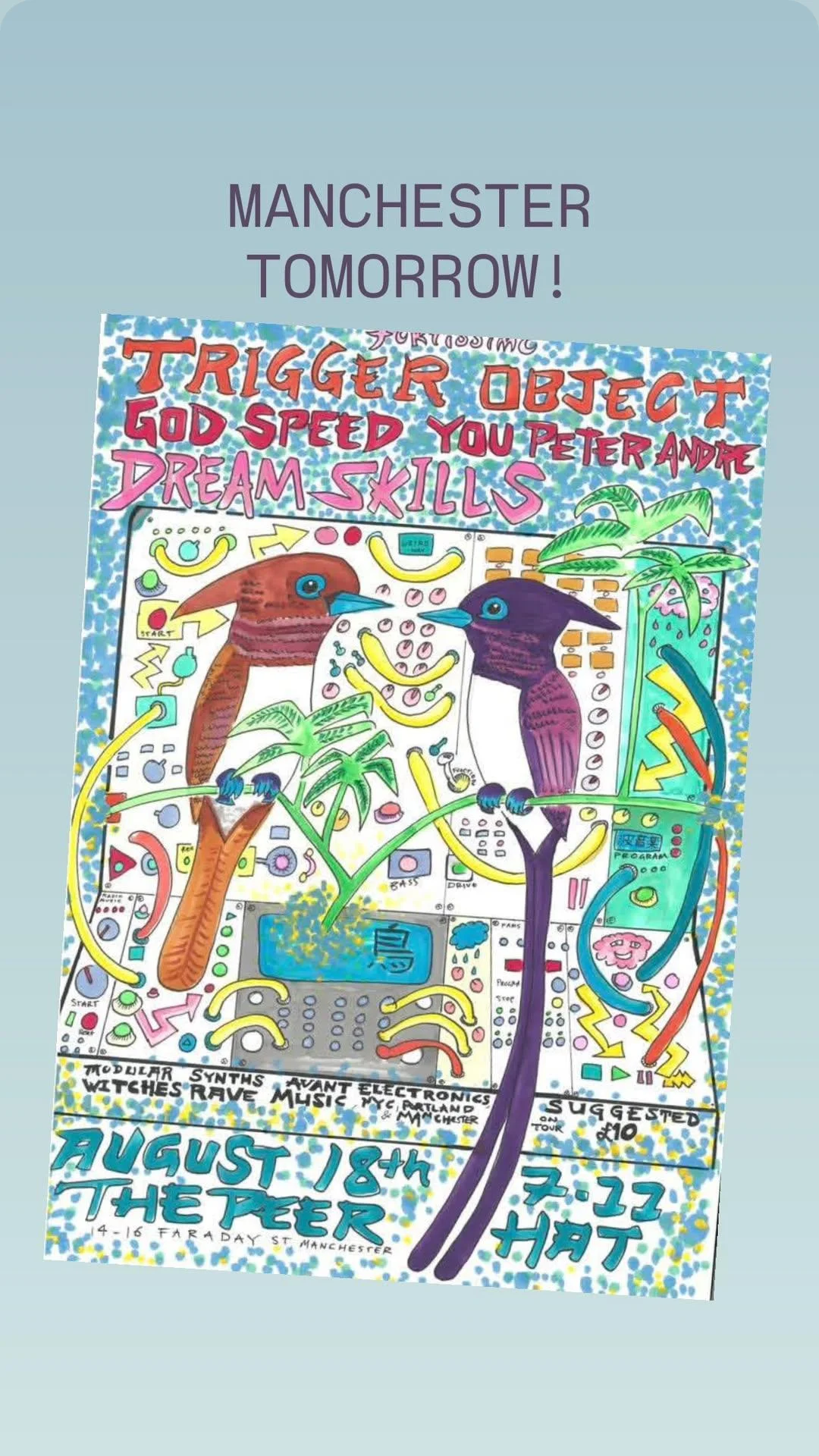 Trigger Object (with God Speed You Peter Andre & Dream Skills)