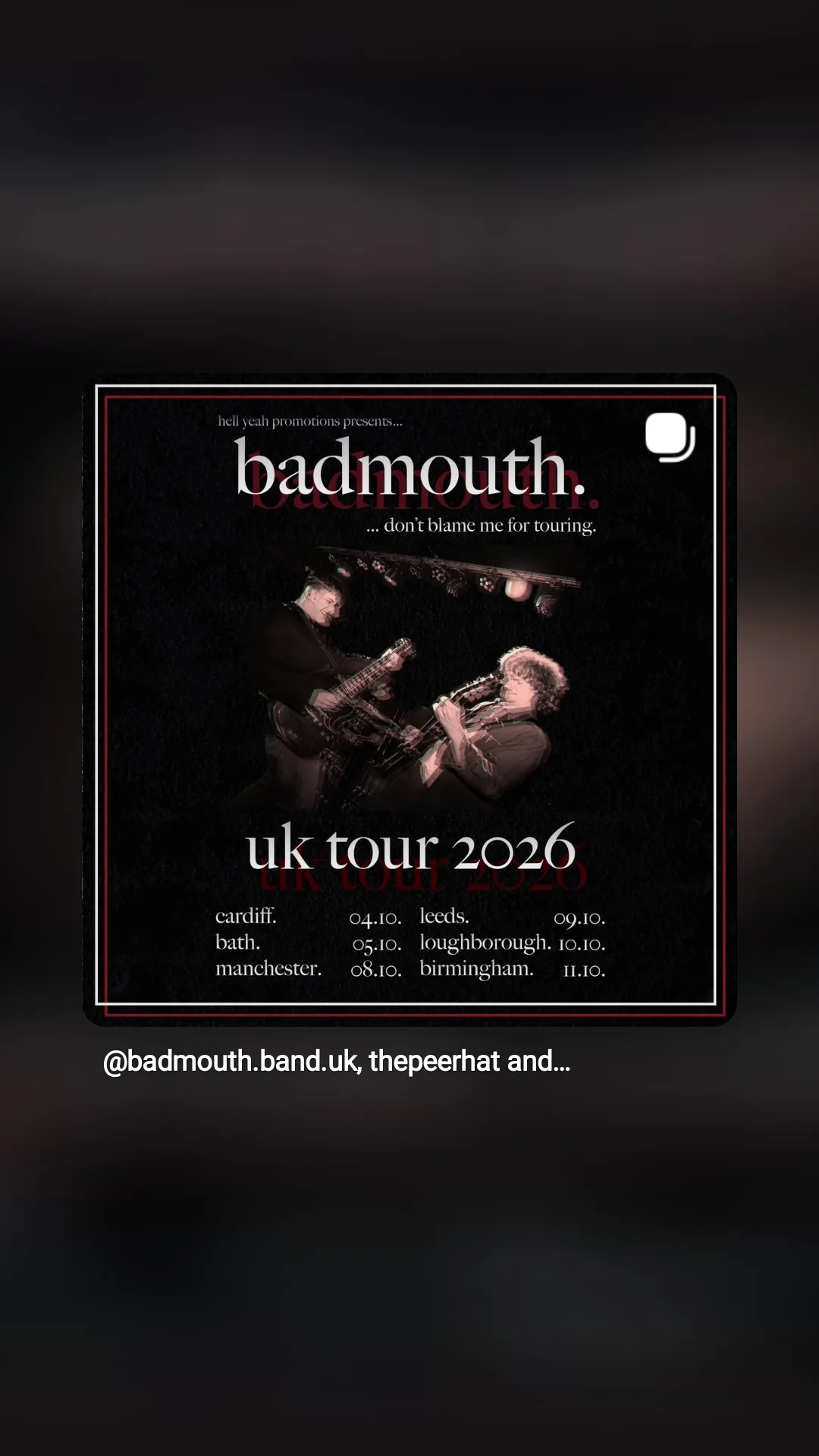badmouth. — Manchester