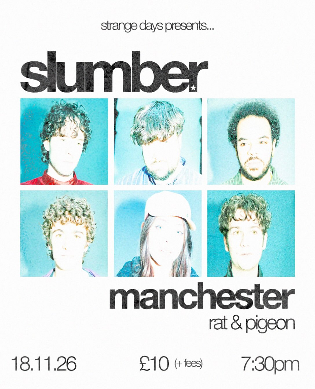 Slumber — Manchester headline