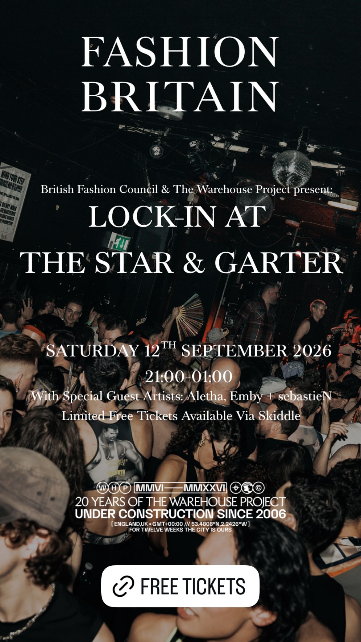 Fashion Britain — Lock‑In at The Star & Garter