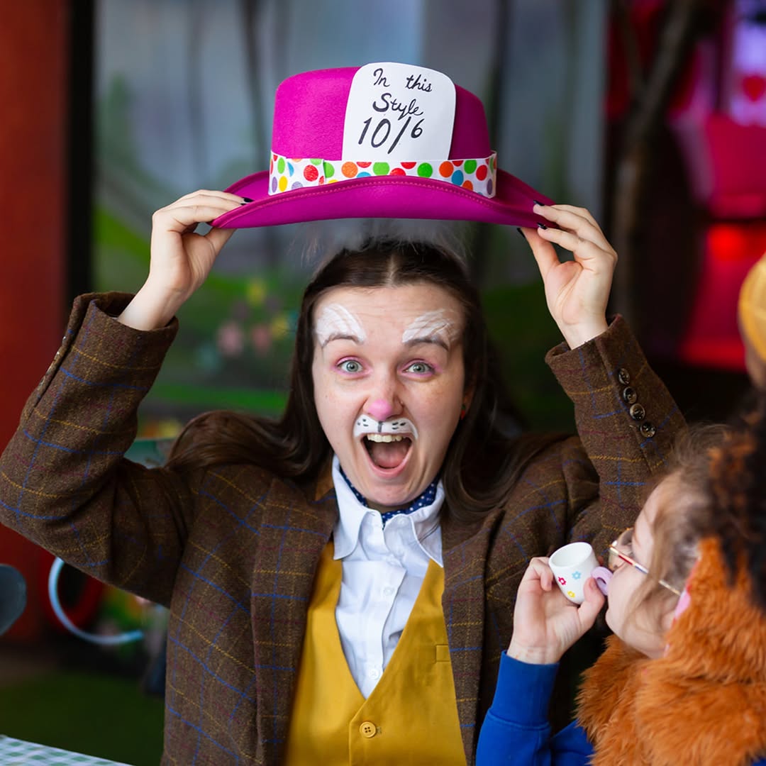 Wonderland-themed interactive play