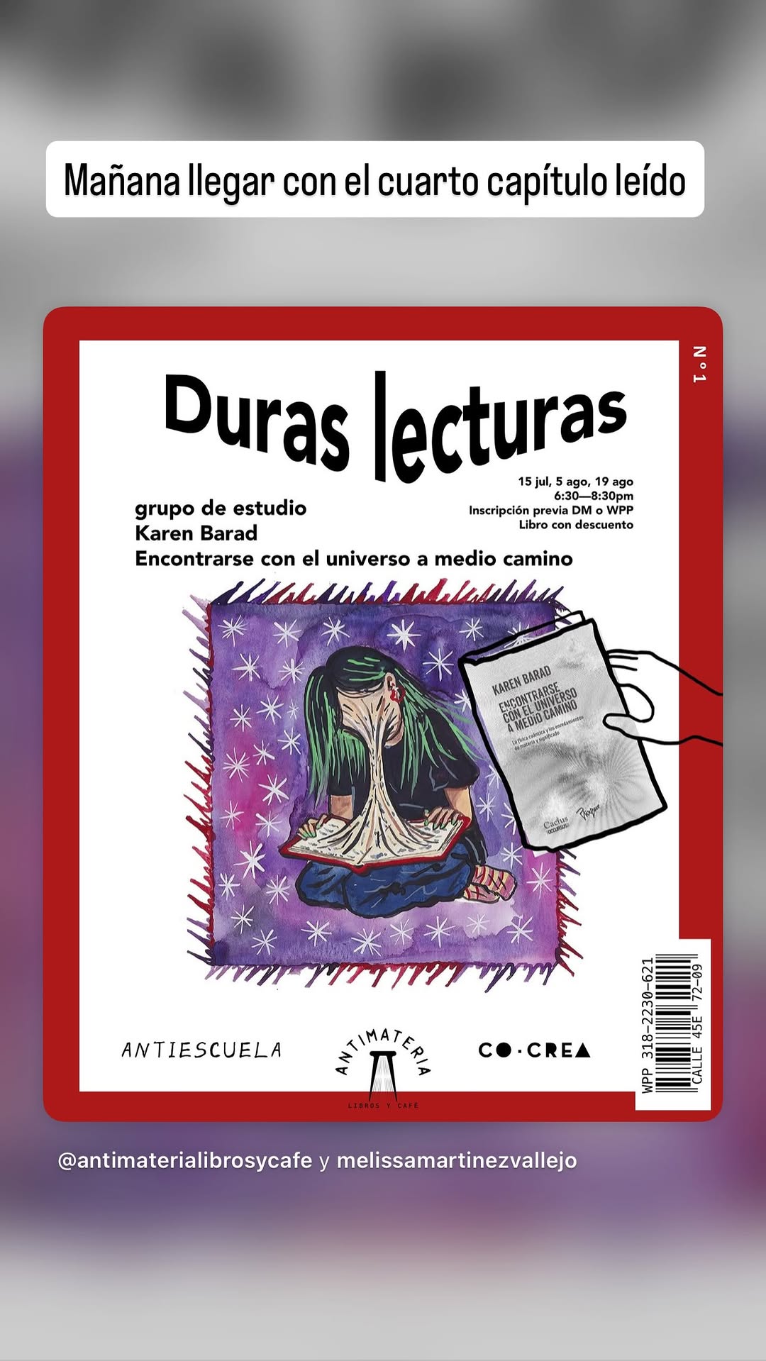 Duras lecturas — grupo de estudio Karen Barad