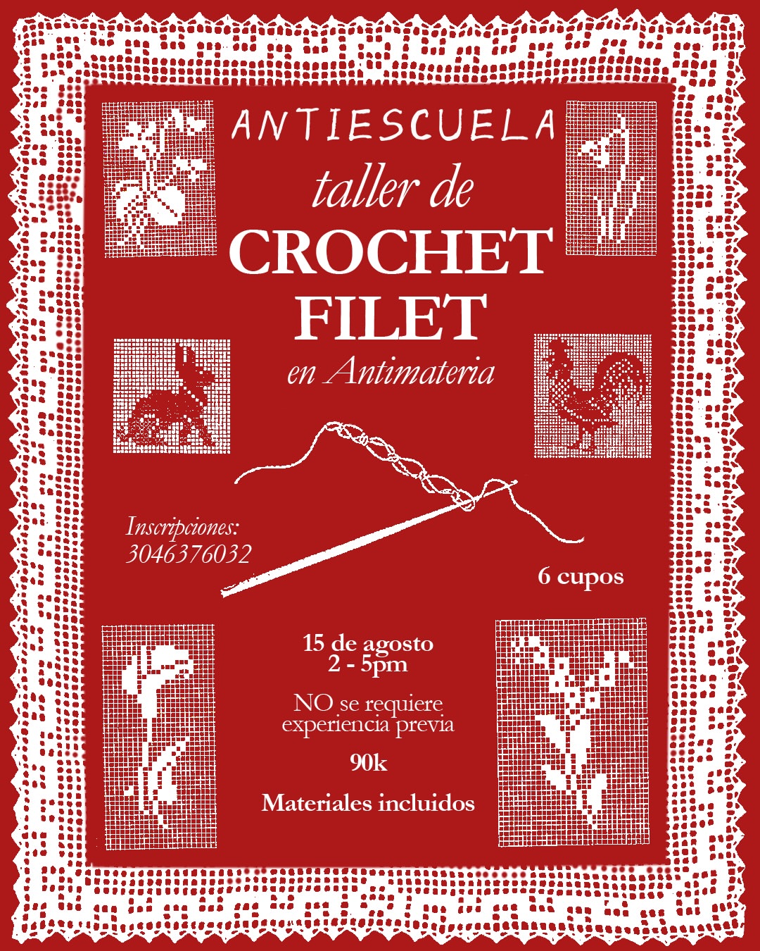TALLER DE CROCHET FILET 🪡🌞