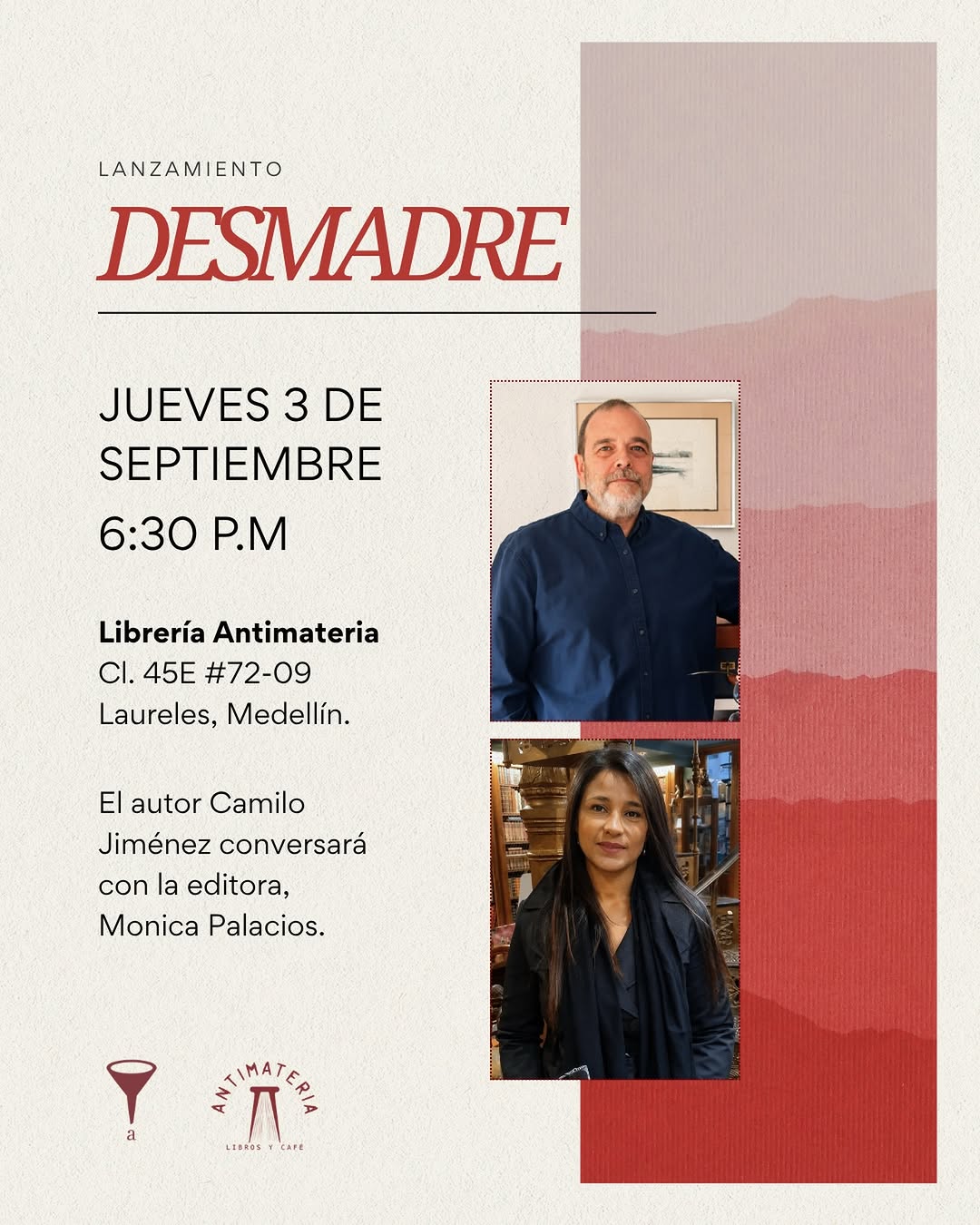 Desmadre — book launch (Camilo Jiménez)