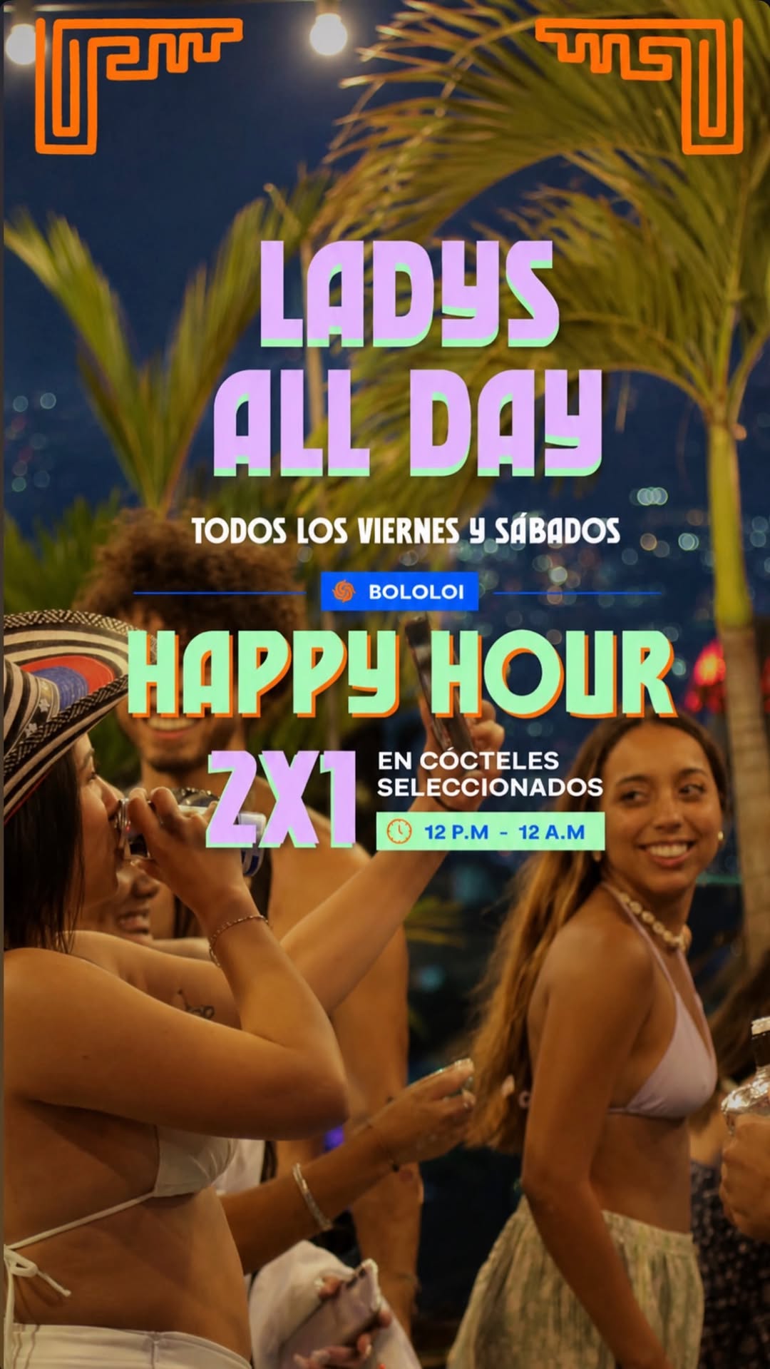 Ladies All Day (Happy Hour 2x1)