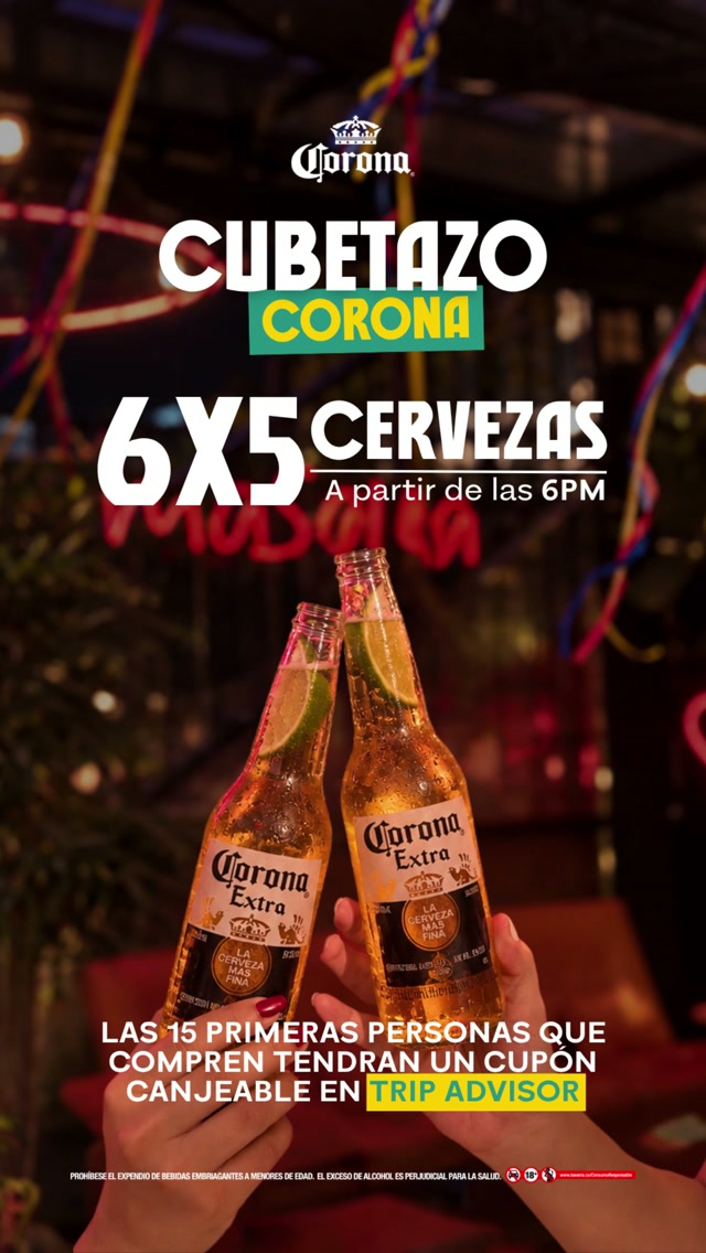 Cubetazo Corona 6x5 Cervezas