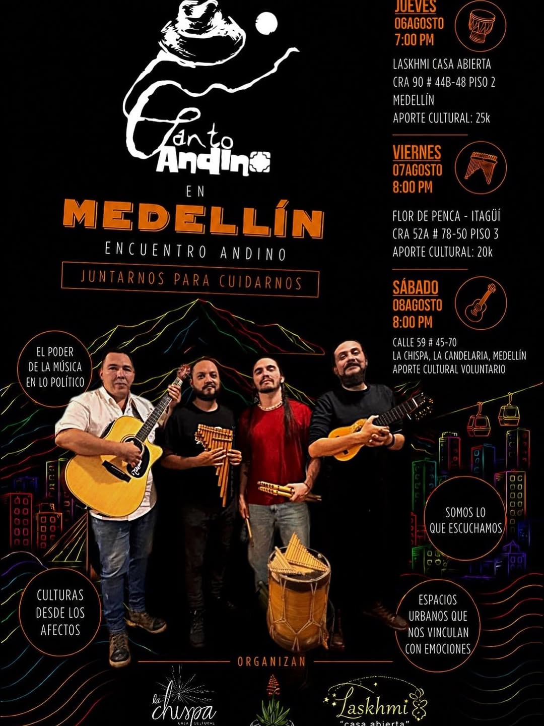 Juntarnos para cuidarnos — Encuentro de música andina