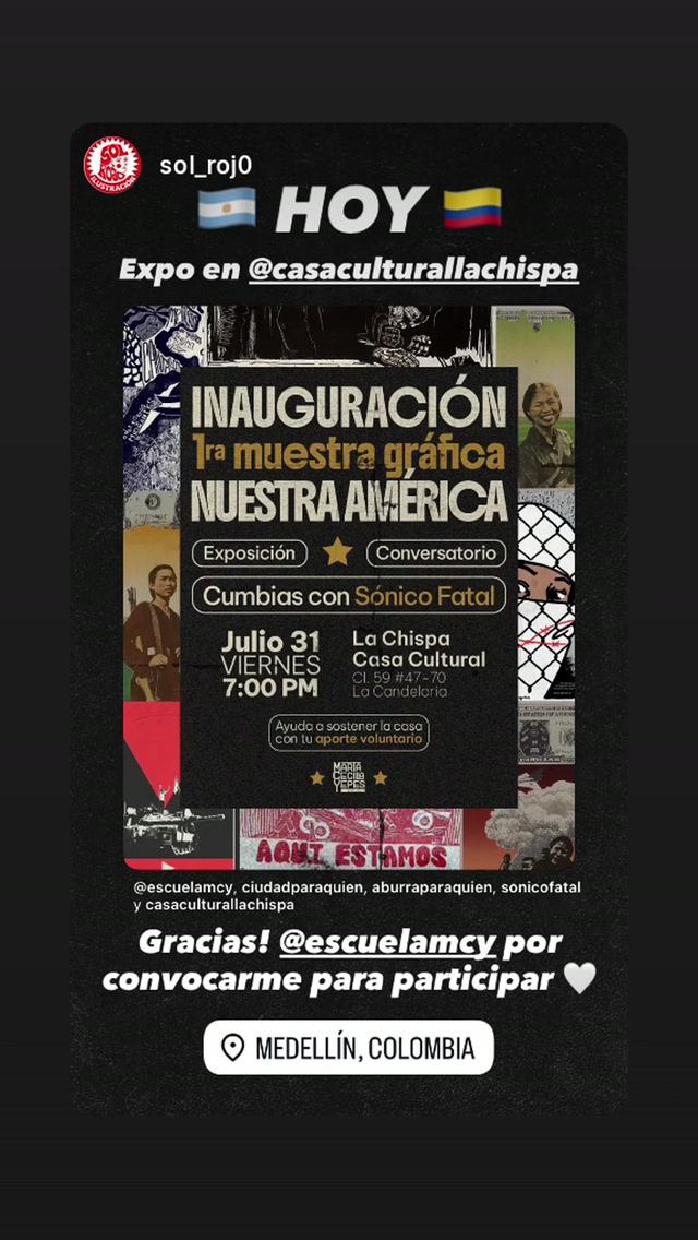 Inauguración — 1ª Muestra Gráfica Nuestra América