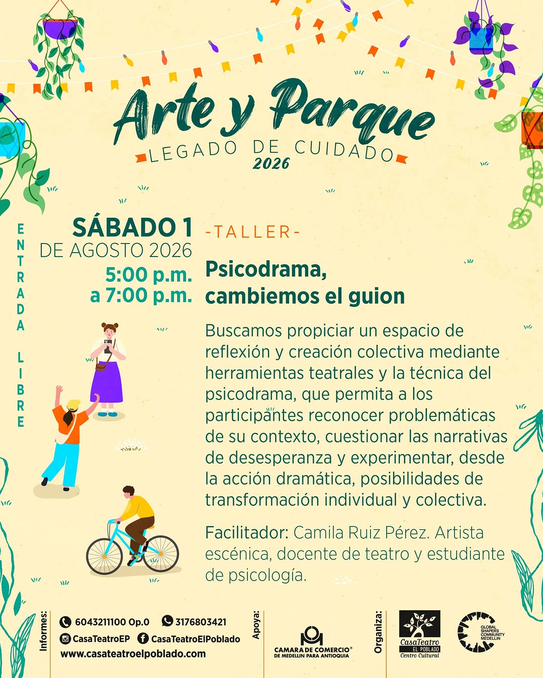 Arte y Parque 2026: Camila Ruiz workshop