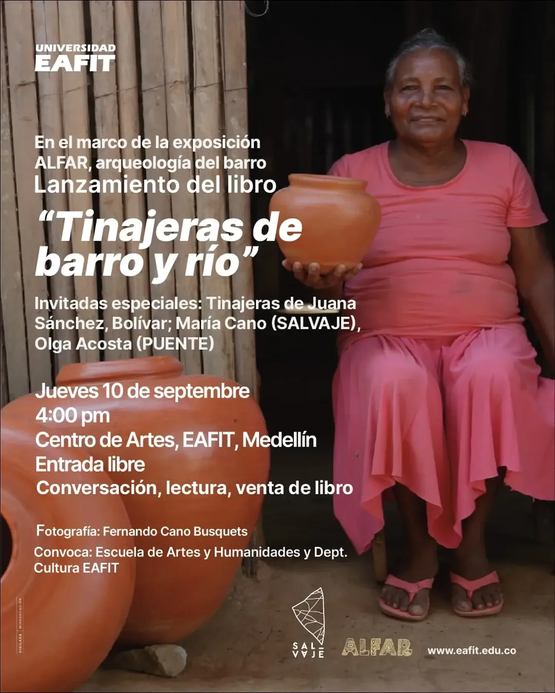 Tinajeras de barro y río — book launch