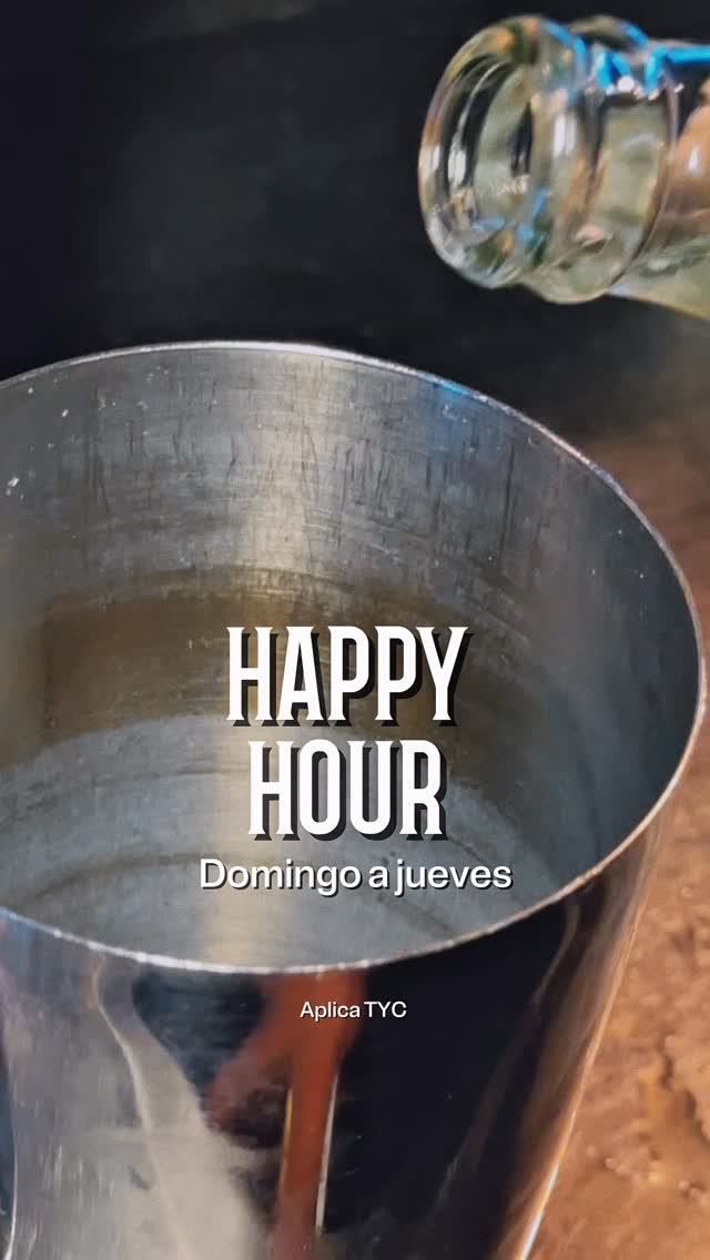 Happy Hour (Sun–Thu)