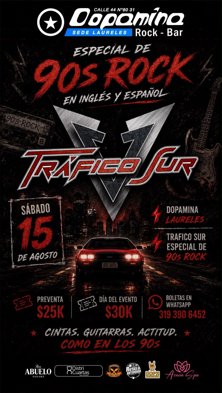 Trafico Sur — Especial 90s Rock