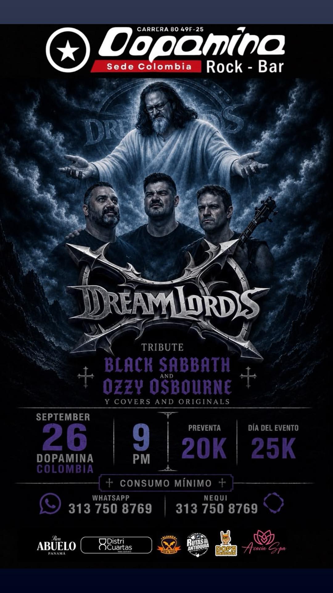 Dreamlords — Tribute to Black Sabbath & Ozzy Osbourne