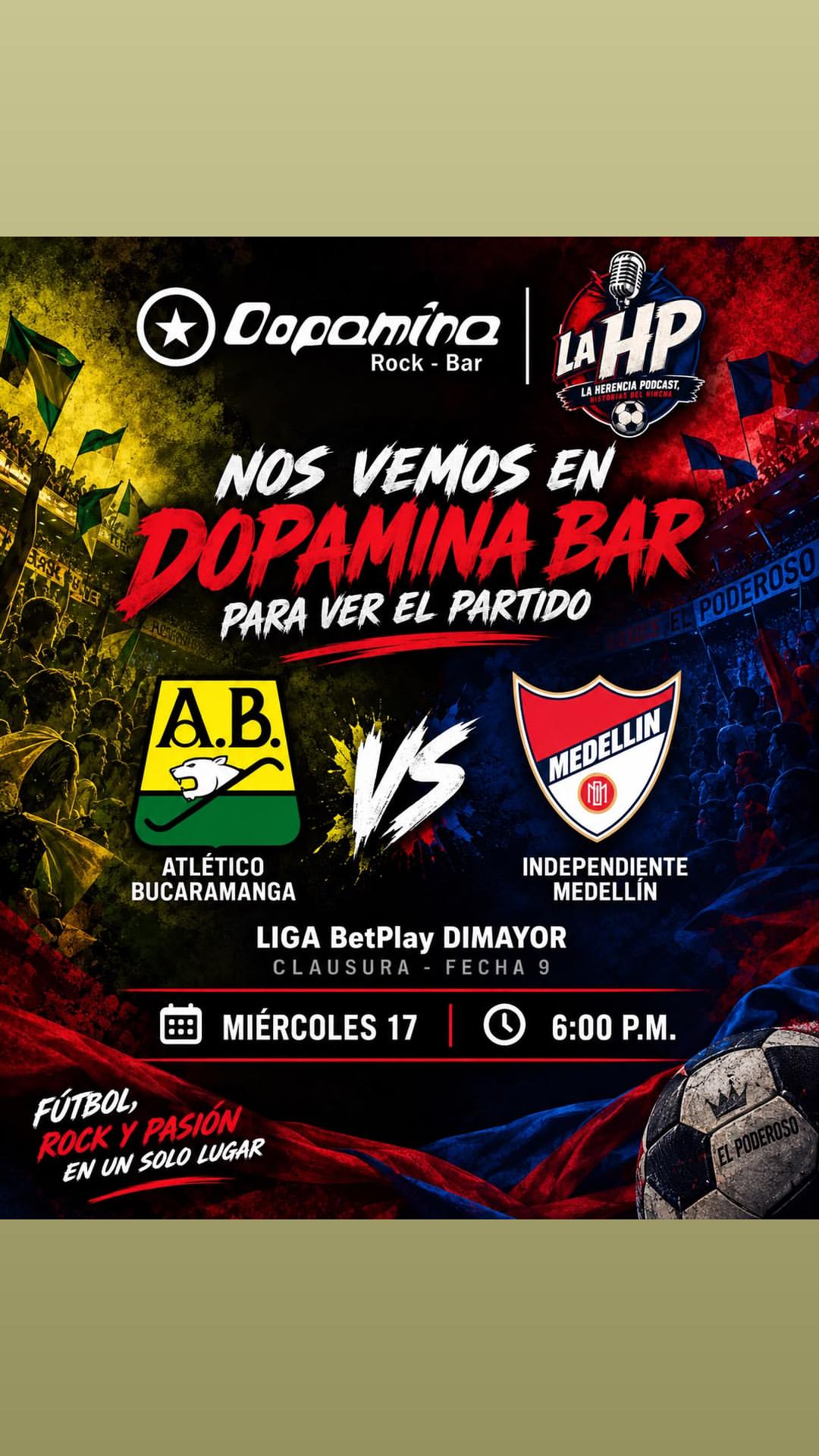 Atlético Bucaramanga vs Independiente Medellín — Match Screening