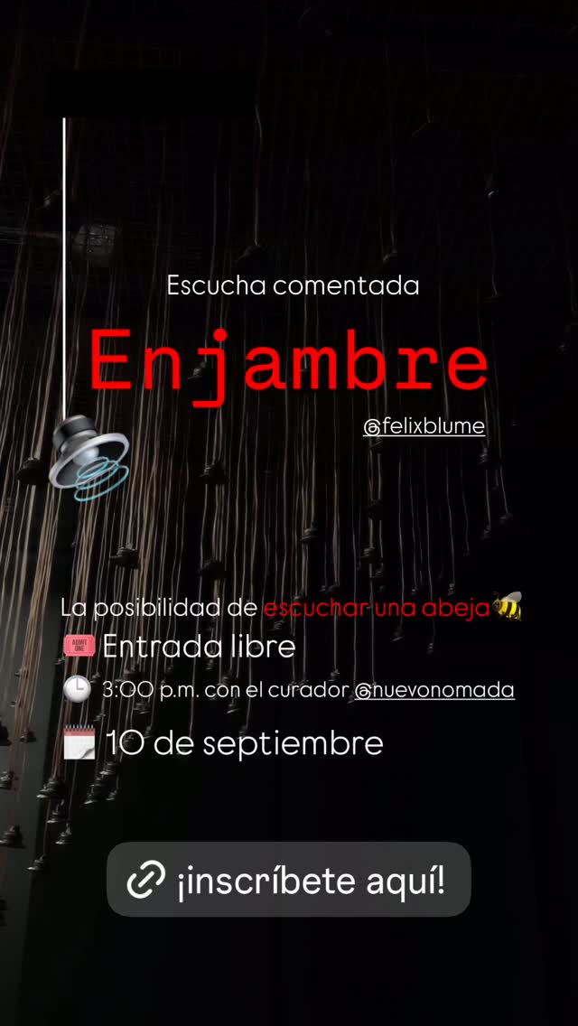 Enjambre — Listening session (Escucha comentada)
