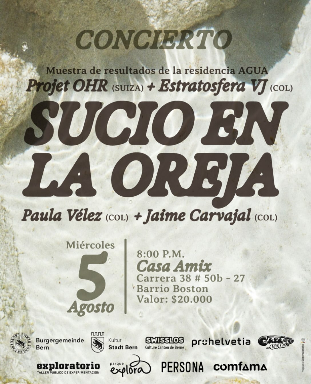 AGUA — audiovisual concert (Projet OHR & Estratosfera)