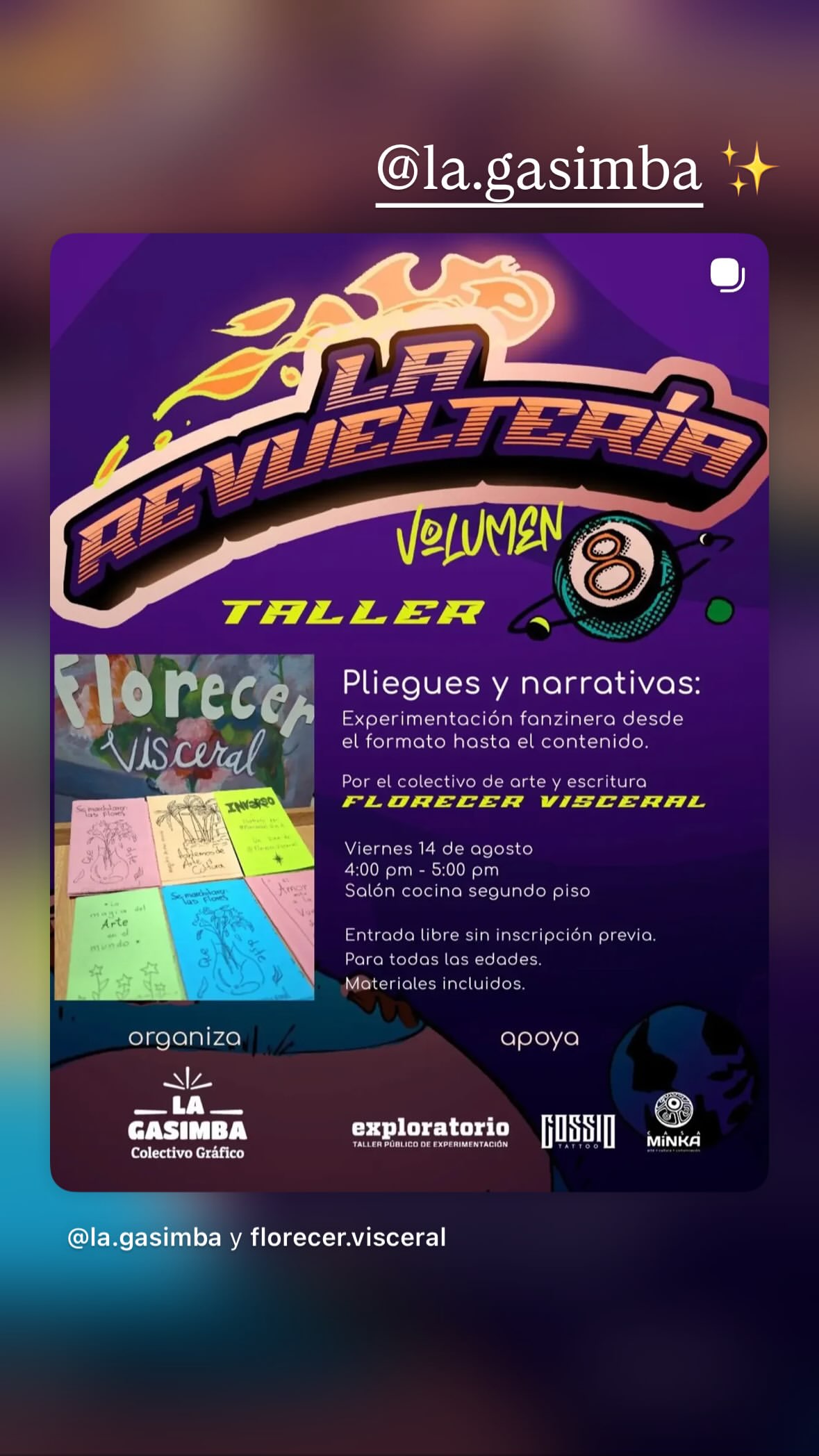LA REVULTERÍA — Taller: Pliegues y narrativas