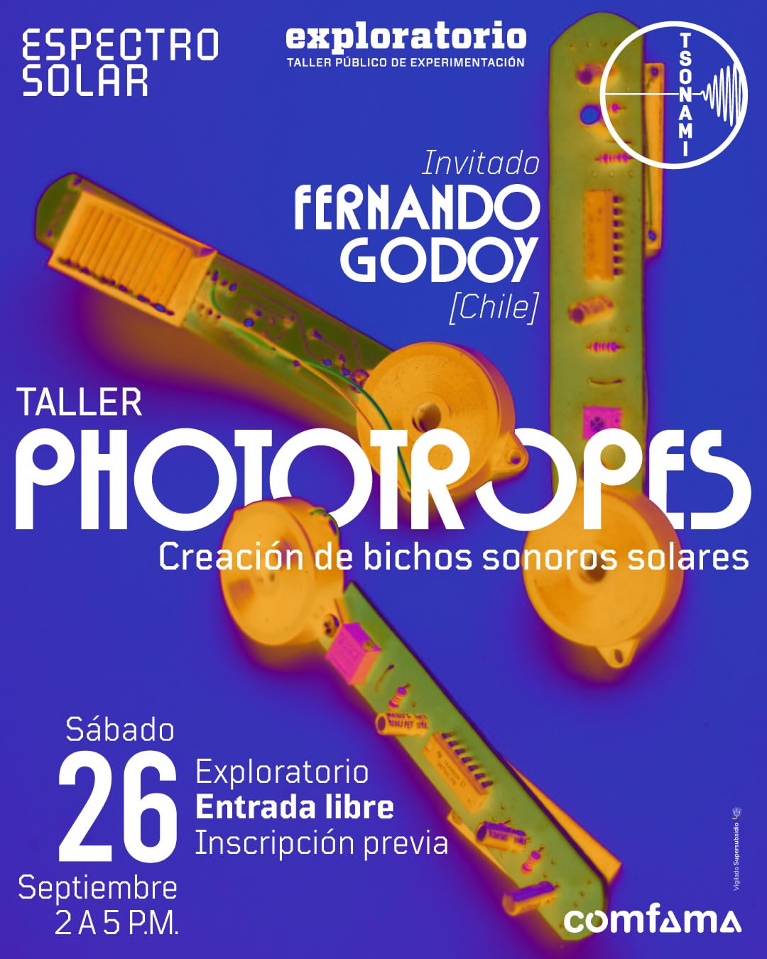 Phototropes — Creación de bichos sonoros solares