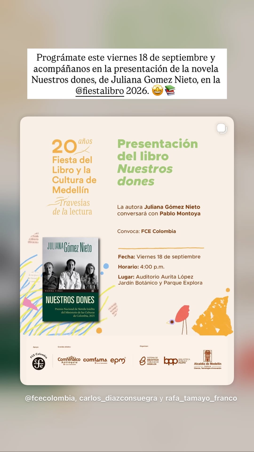 Presentation: Nuestros dones (Juliana Gómez Nieto)