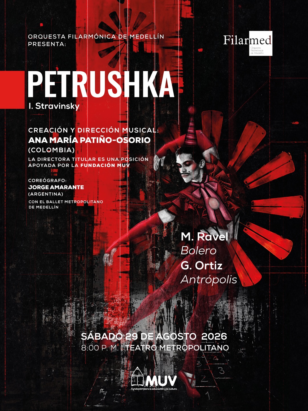 Filarmed Season Concert: Ravel's Bolero, Antrópolis & Stravinsky's Petrushka