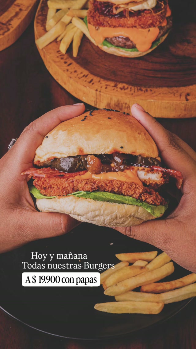 Burger deal — A $ 19.900 with fries