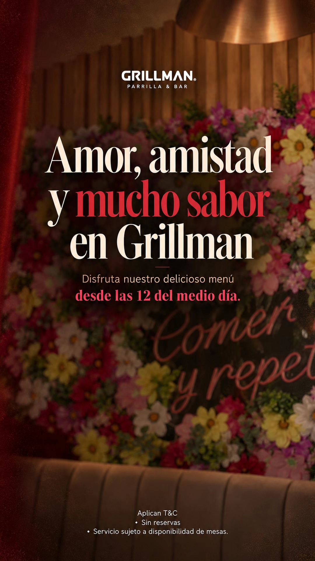 Amor y Amistad at Grillman — menu from 12:00