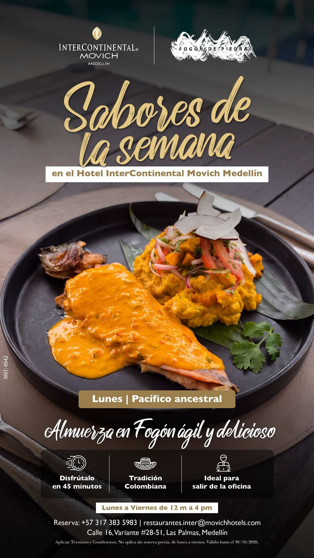 Sabores de la semana — Pacífico ancestral (lunch at Fogón de Piedra)