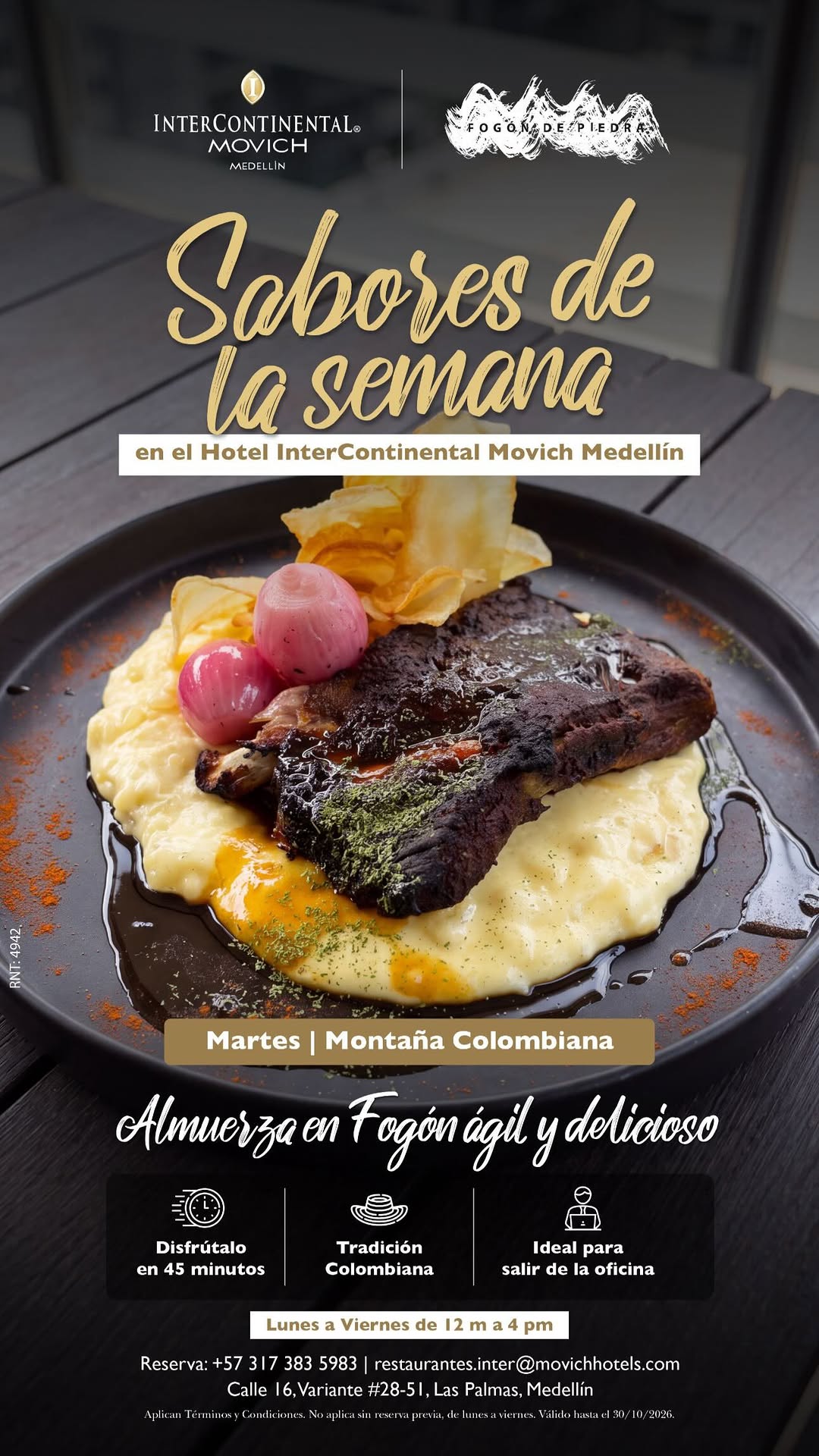 Sabores de la semana — Fogón de Piedra lunch