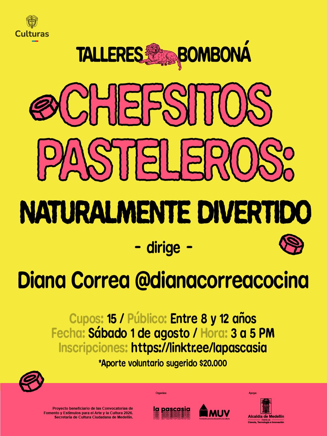 Taller Bomboná — Cocina para niños