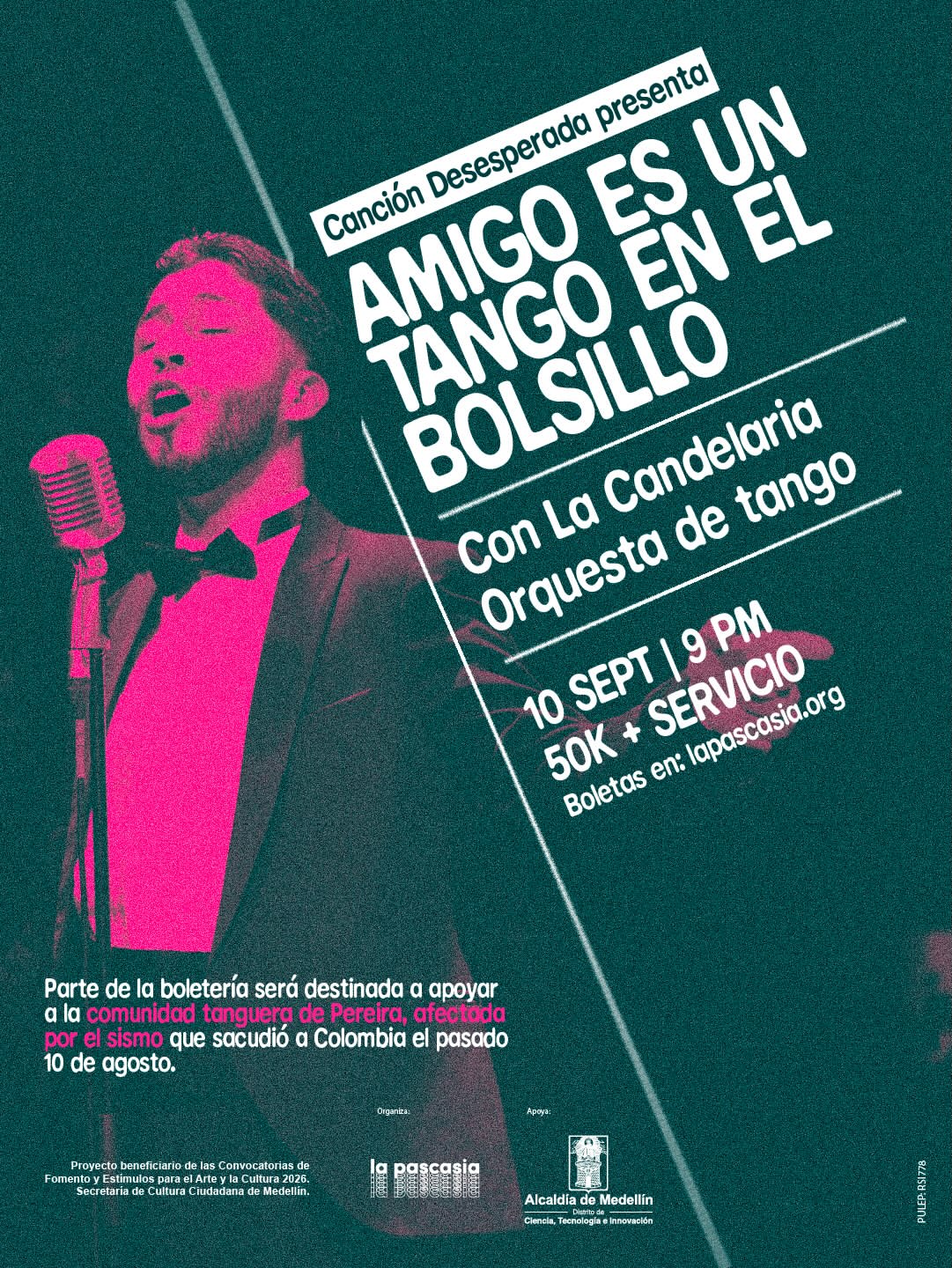 Amigo es un tango en el bolsillo — benefit concert