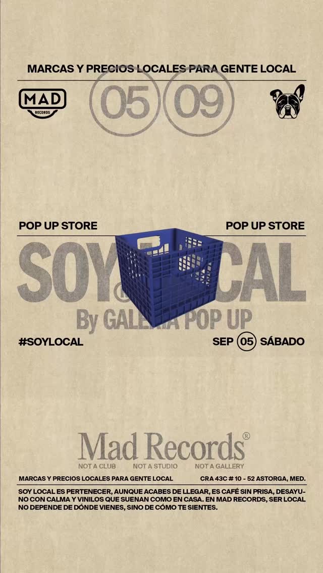 Soy Local — Pop Up Store (Mad Records)