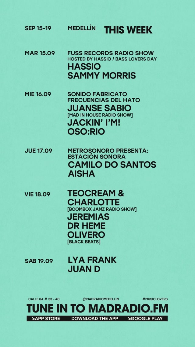 Sonido Fabricato / Juanse Sabio / Jackin' I'm! / Oso:rio