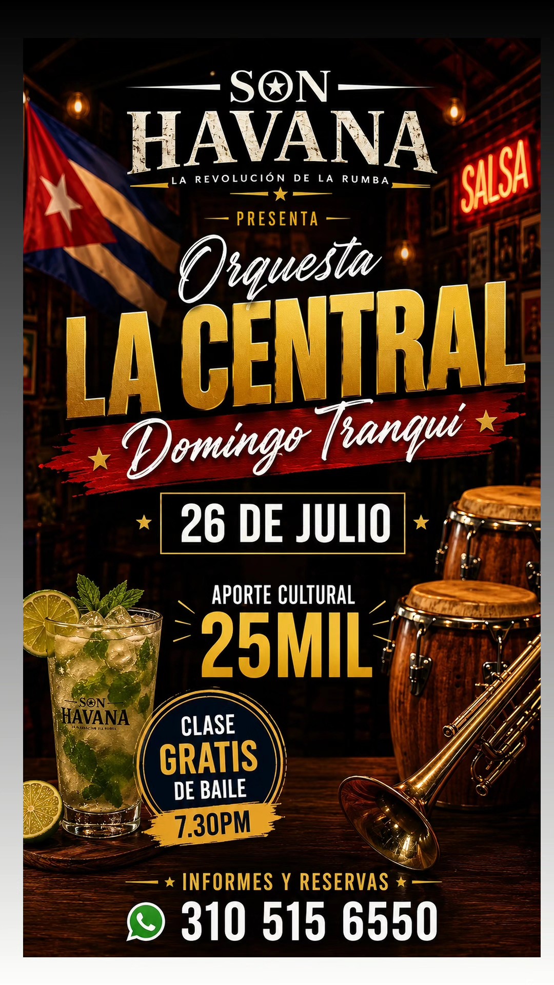 Orquesta La Central: Domingo Tranqui at Son Havana