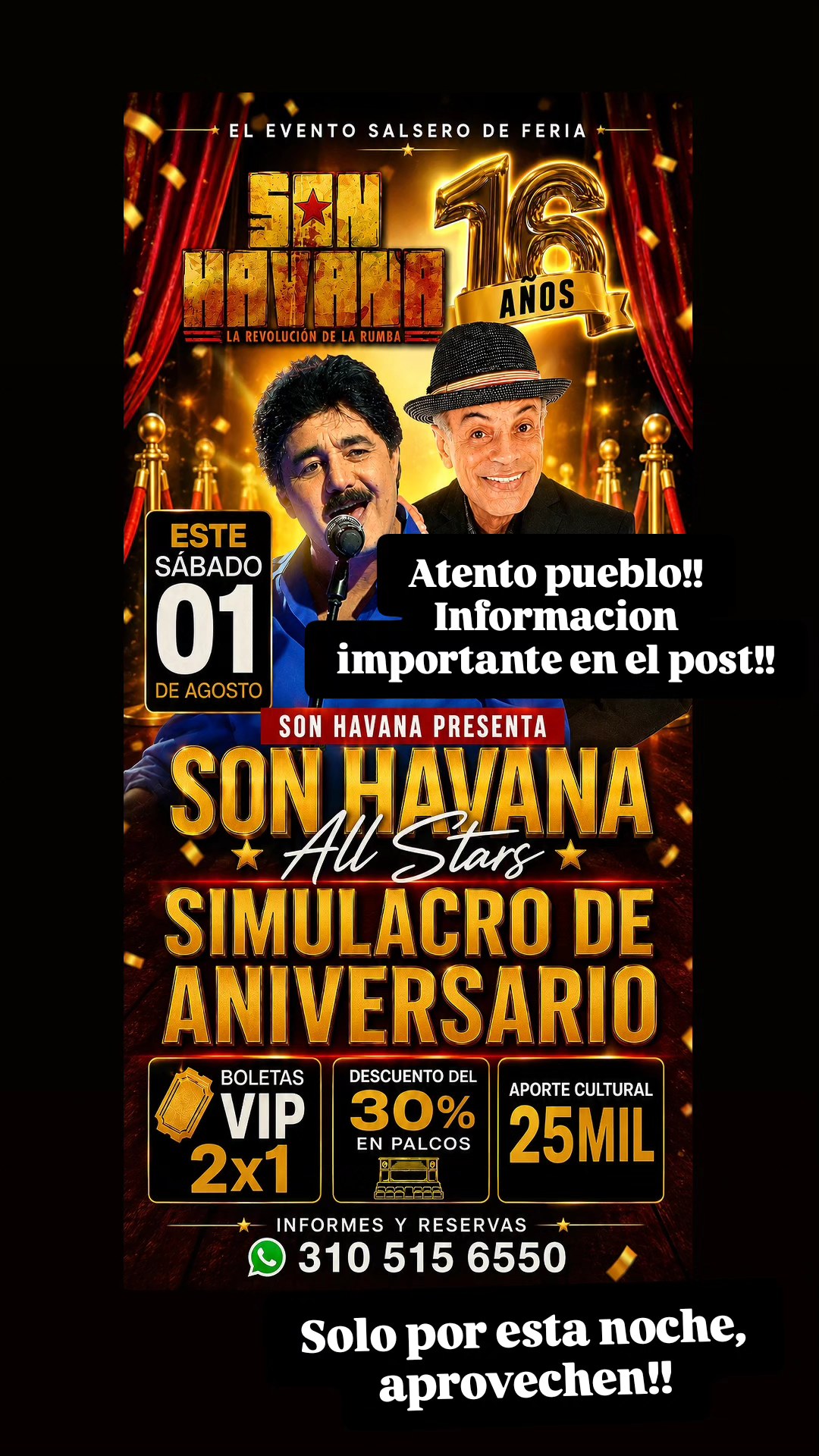 Son Havana All Stars: Simulacro de Aniversario
