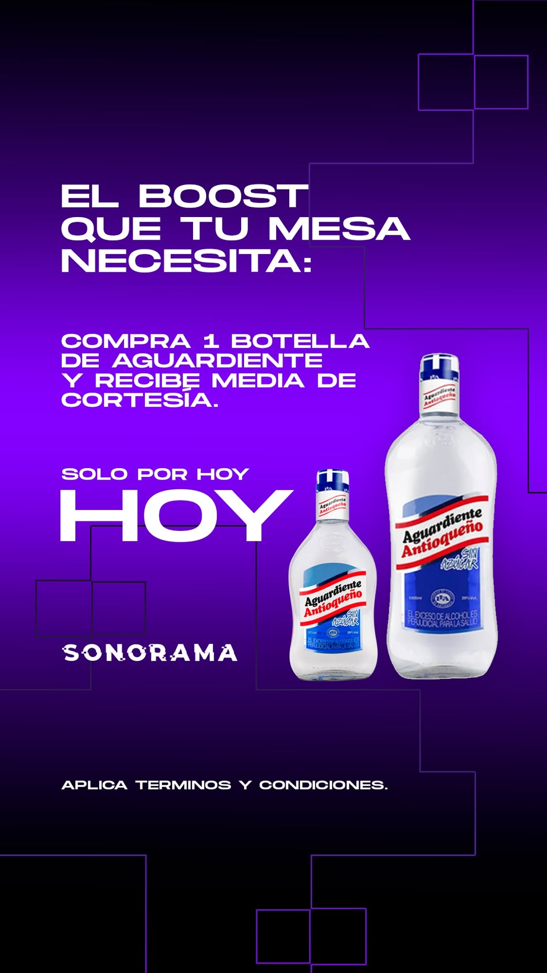 Aguardiente Antioqueño promo