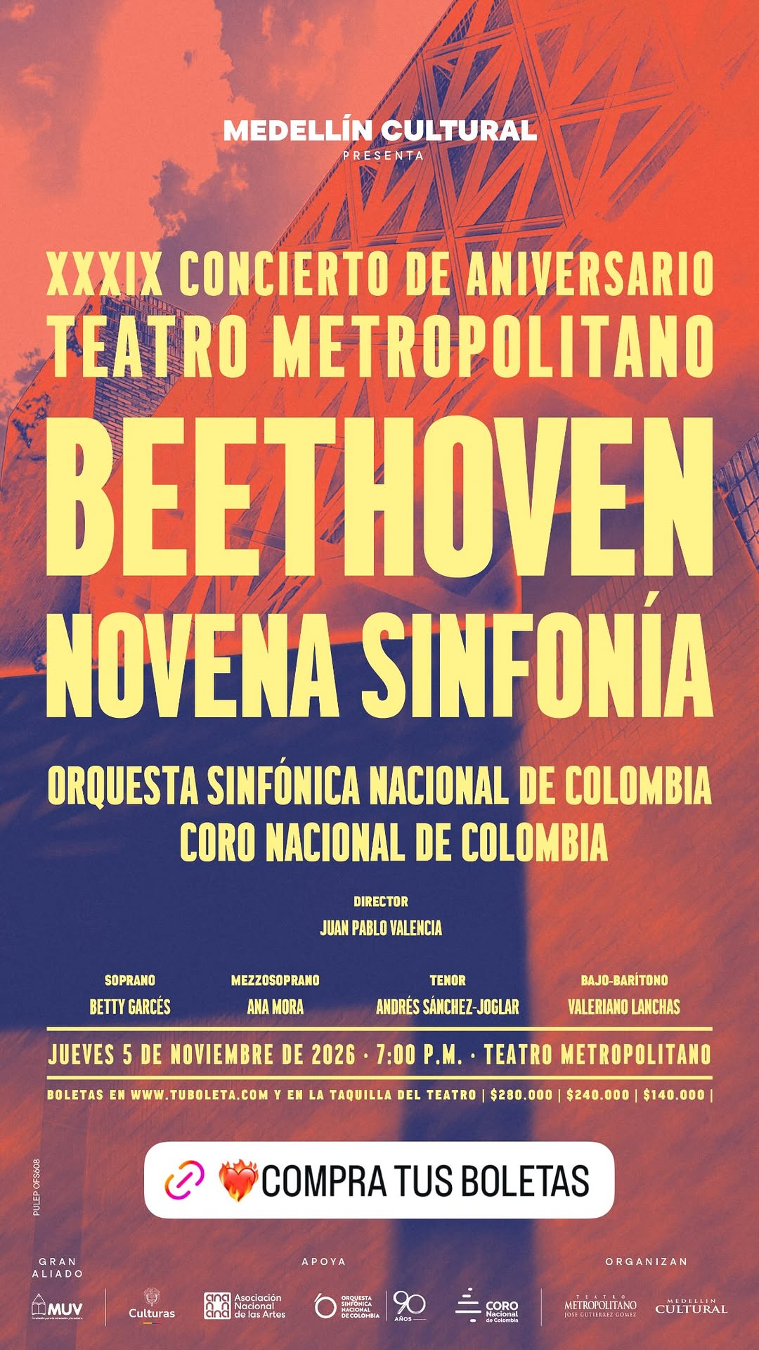 Beethoven — Novena Sinfonía (XXXIX Concierto de Aniversario)